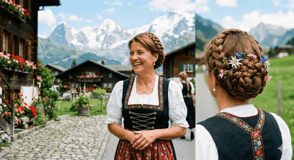 Traditionelle Schweizer Frisuren 2026 – Historische Haartrachten und moderne Interpretationen